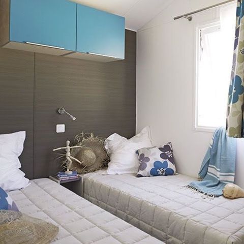 Stacaravan 4 personen - Comfort stacaravan - 30m² - 2 kamers - Airconditioning