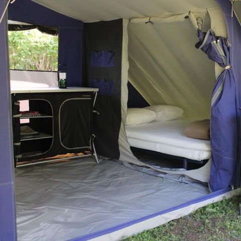tent 4 personen - Tribu tent - 2 slaapkamers - Geen sanitair