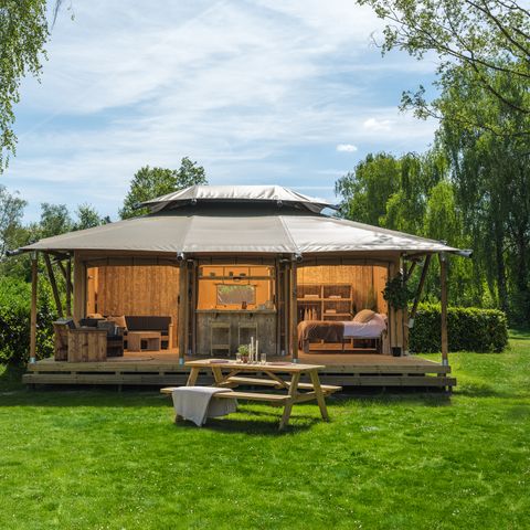 Safaritent 5 personen - Safarisuite met privé sanitair