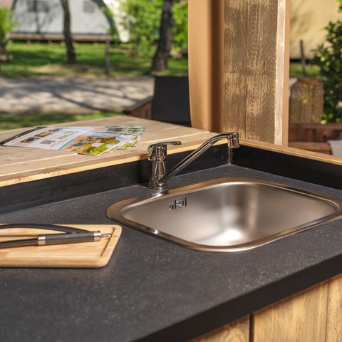 Safaritent 5 personen - Safarisuite met privé sanitair