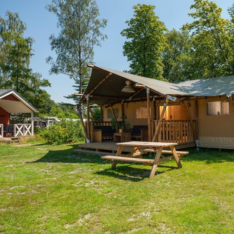 Safaritent 8 personen - Safaritent met privé sanitair | 8 personen 