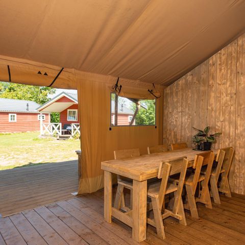 Safaritent 8 personen - Safaritent met privé sanitair | 8 personen 