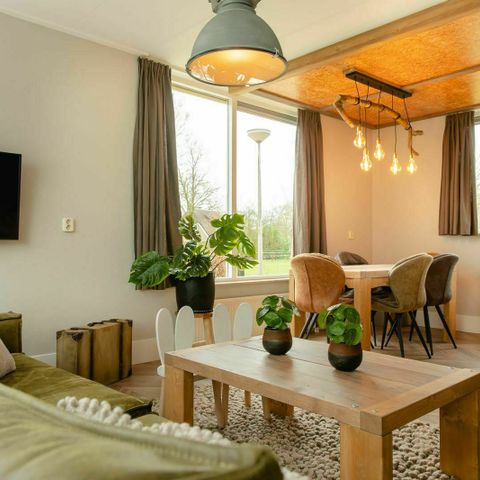 Bungalow 6 personen - Kinderbungalow boerderij met sauna & warme bubbeltub