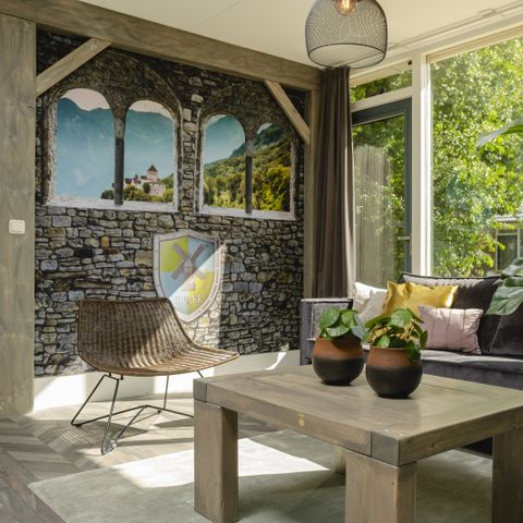 Bungalow 5 personen - Baby- & kinderbungalow 'Ridders & prinsessen' met sauna & bubbeltub