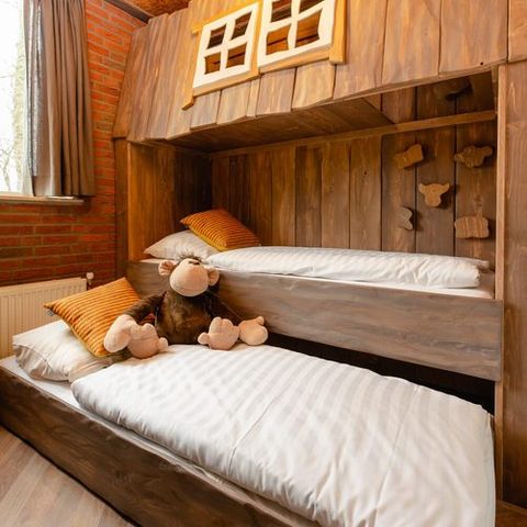 Bungalow 8 personen - Aangepaste kinderbungalow 'Boerderij' met warme bubbeltub