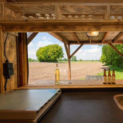 UNIEKE ACCOMMODATIE 6 personen - Boomhuttent met bubbeltub