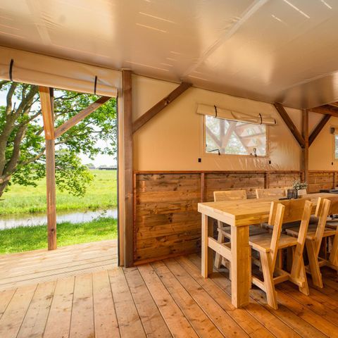 Accommodatie 6 personen - Boomhuttent met bubbeltub