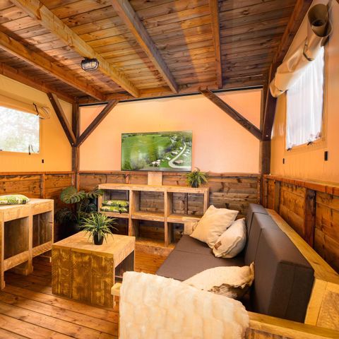 Accommodatie 6 personen - Boomhuttent met bubbeltub