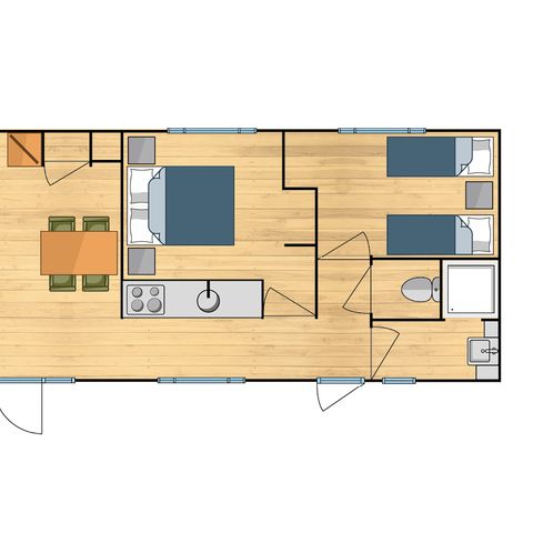 LODGE 4 personen - Lodge Yellowstone