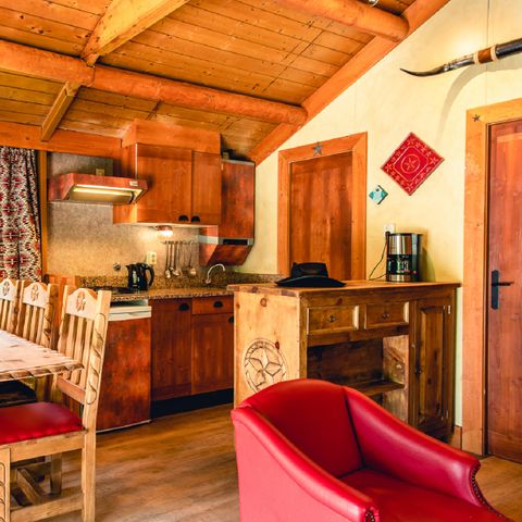 VAKANTIEHUIS 6 personen - Special - Cowboy Cottage (max. 2 adults)