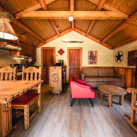 VAKANTIEHUIS 6 personen - Cowboy Cottage (max. 2 adults)