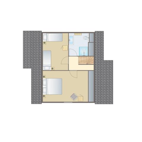 Bungalow 4 personen - Kinderwoning 4CK