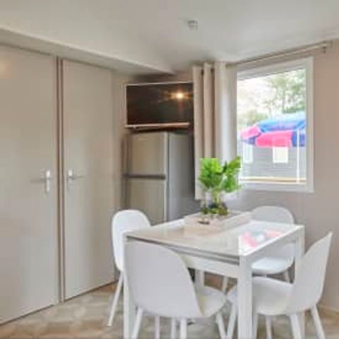 Stacaravan 4 personen - Elégance 2 slaapkamers terras