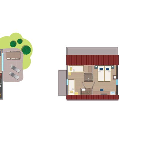 Bungalow 6 personen - Comfort ZV1612