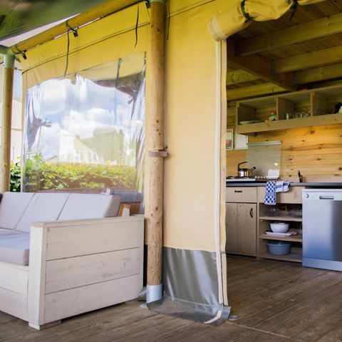 Safaritent 4 personen - Luxe Safarilodge