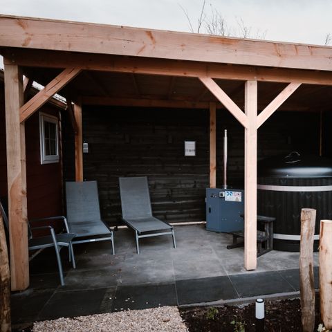 Chalet 6 personen - Veluwelounge met hottub en sauna