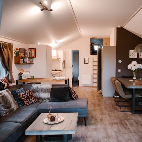 Chalet 6 personen - Veluwelounge met hottub en sauna
