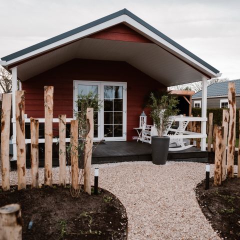 Chalet 6 personen - Veluwelounge met hottub en sauna