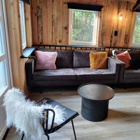 UNIEKE ACCOMMODATIE 16 personen - Groepsverblijf blokhut + 4 vierpersoons tiny houses (16 personen)