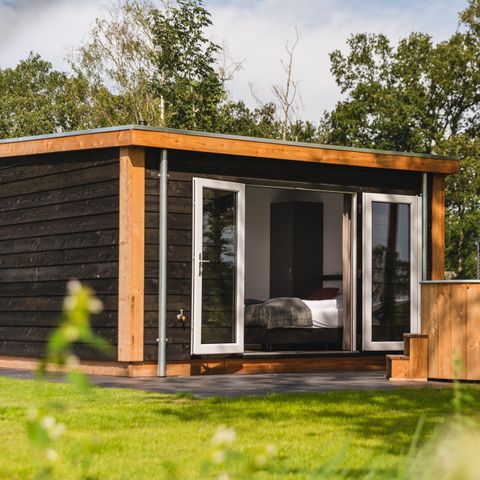 Lodge 2 personen - Panorama Wellnesslodge | hottub, sauna en ligbad