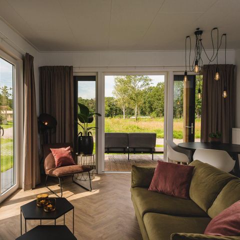 LODGE 2 personen - Panorama Wellnesslodge | jacuzzi, sauna en ligbad