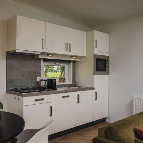 Lodge 2 personen - Panorama Wellnesslodge | jacuzzi, sauna en ligbad