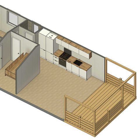 Chalet 4 personen - Tuinfluiter