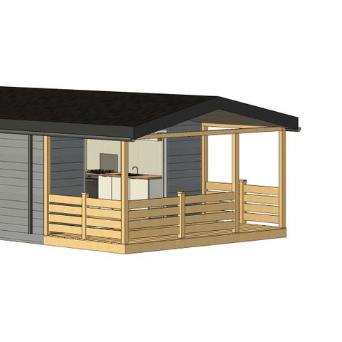 Chalet 4 personen - Tuinfluiter