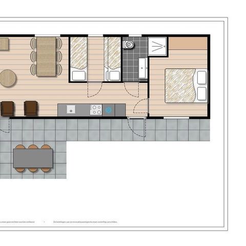 Bungalow 5 personen - Parel