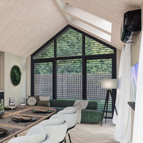 LODGE 5 personen - Boslodge Jacuzzi