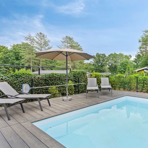 LODGE 10 personen - met privé dipping pool en guest house