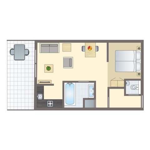 Appartement 2 personen - 2CA