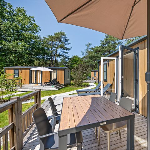 Stacaravan 4 personen - de Vlinder