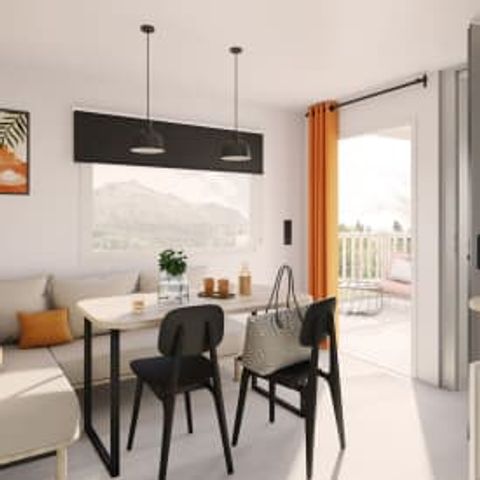 Stacaravan 2 personen - de Honingbij