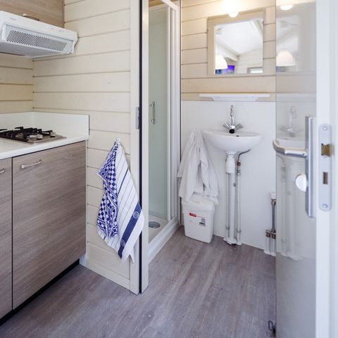 Chalet 2 personen - Kampeerchalet de Bosuil