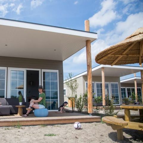 Chalet 6 personen - Strandzicht (max. 4 volwassenen)