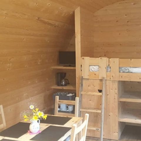 Stacaravan 2 personen - Woodlodge max. 2 adults (huisdiervriendelijk)