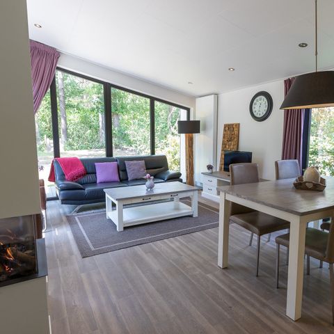 Bungalow 4 personen - Bos Lodge 75 met Sauna