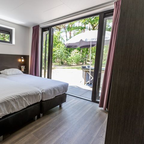 Bungalow 4 personen - Bos Lodge 75 met Sauna