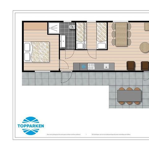 Bungalow 5 personen - Rialto