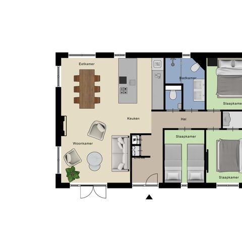 Bungalow 6 personen - Belvedere Wellness (Hottub)
