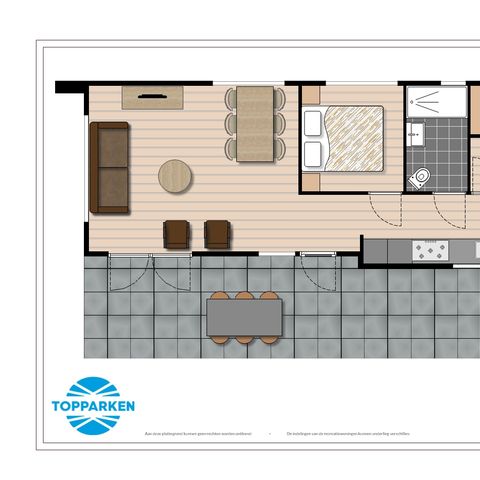 Bungalow 6 personen - Module