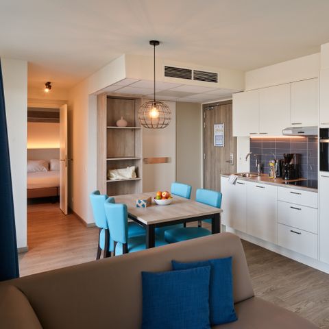 Appartement 4 personen - Comfort Suite balkon | 2 slaapkamers - 2 dubbele bedden