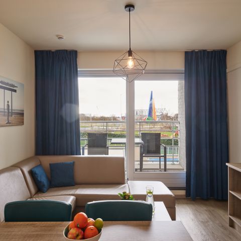 Appartement 4 personen - Comfort Suite Balkon  | 2 slaapkamers - 1 dubbel bed - 1 stapelbed