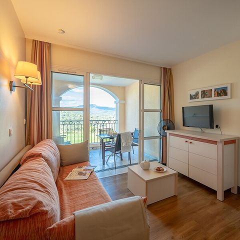 Studio 4 personen - 1 slaapgedeelte - Terras