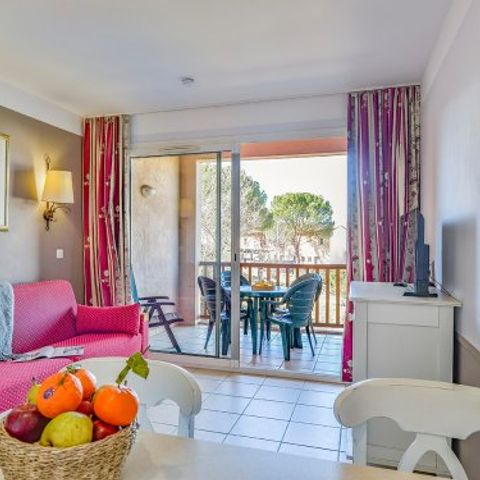 Studio 4 personen - Appartement 4 personen - 1 slaapkamer - Terras of balkon - ongeveer 35 m² (RUL24)