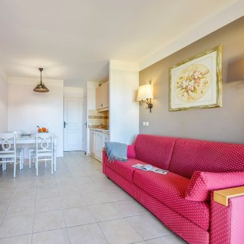 Studio 4 personen - Appartement 4 personen - 1 slaapkamer - Terras of balkon - ongeveer 35 m² (RUL24)