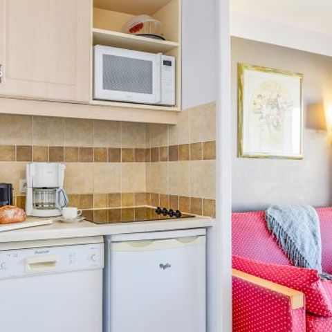 Studio 4 personen - Appartement 4 personen - 1 slaapkamer - Terras of balkon - ongeveer 35 m² (RUL24)