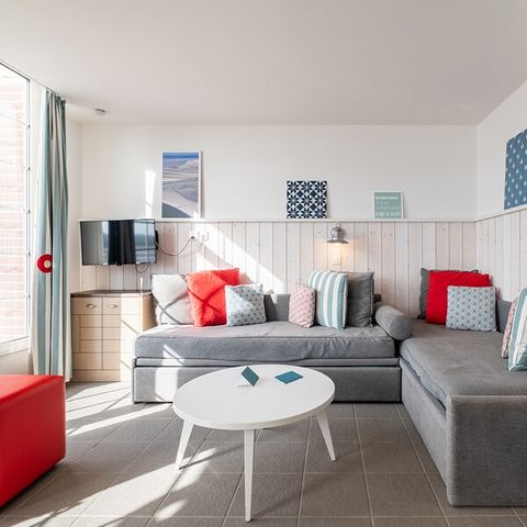 Appartement 7 personen - 2 bedrooms - 1 sleeping - Alcove - Duplex - Sea view - Exceptional