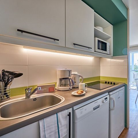 Appartement 4 personen - 1 bedroom - Terrace or balcony - Renovated